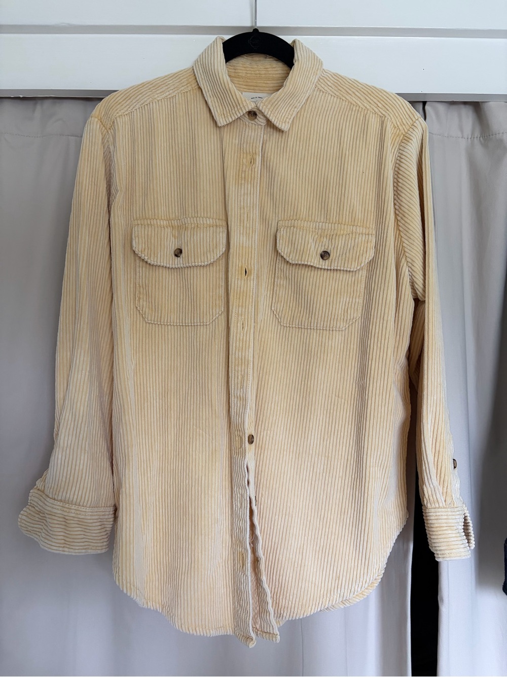 Billabong Cream Corduroy Shirt Jacket